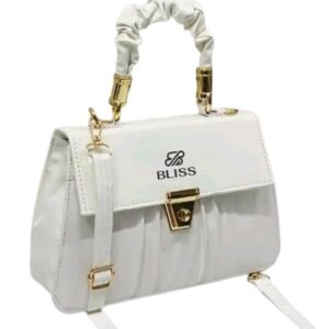 Bliss Women's PU Leather Handbag with Scrunched Handles And Shoulder Bag