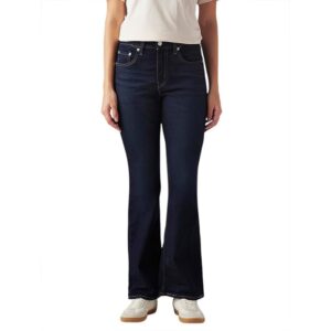 Levi's Women's 726 Dark Indigo Flared Fit High-Rise Jeans