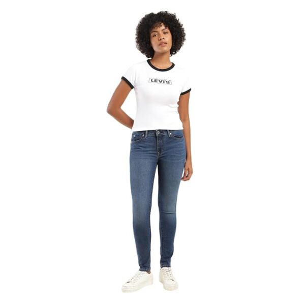 Levi's Women's 711 Skinny Mid Rise Blue Jeans