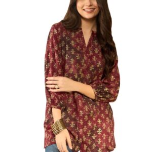 Vaamsi Women's Rayon Blend Regular Fit Top