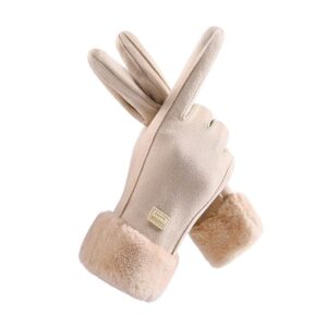 ketmart Women's Winter Knit Gloves Touchscreen Cold Weather Gloves Fleece for Women