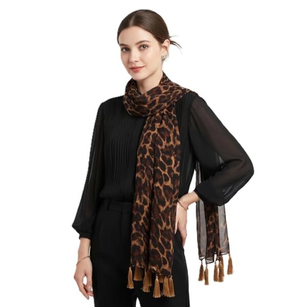 Premium Multicolor Fancy Scarf Lightweight & Comfortable for All Seasons (22x72inch)