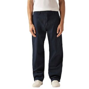 Levi's Men's Navy Blue Loose Fit Mid Rise Jeans