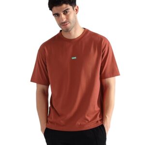U.S. Polo ASSN. Mens Oversized Fit OEE04 Pure Cotton T-Shirt