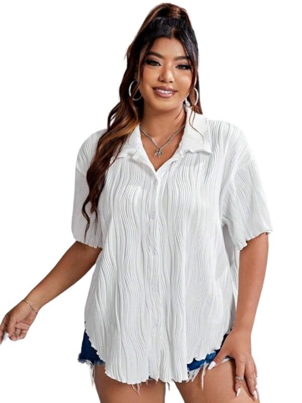 GRECIILOOKS Women Poly Lycra Blend Stylish Korean Tops Oversized Shirts, Crop Tanks & Trendy Summer Wear | Casual Street Style Co-ord Tops
