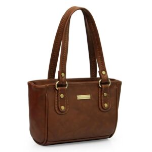 WORLD STAR Genuine Leather Handbag for Womens | Purple