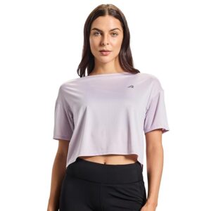 Boldfit Tshirt for Woman Relaxed fit Gym Tshirt for Women Workout Lightweight t Shirt for Woman Workout Women t Shirt Round Neck t Shirts for Ladies Gym Dress