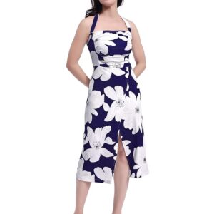 PURVAJA Women’s A-Line Midi Dress
