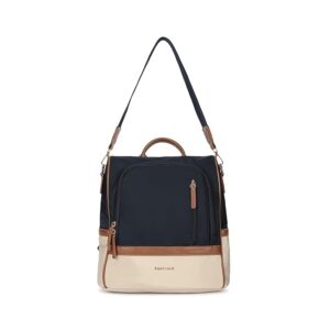 Fastrack CityBlock Backpack | Nylon Backpack for Women | Spacious Main Compartment, Internal Organiser Pockets, External Zip Pocket, Bottle Holders & Three Carry Options