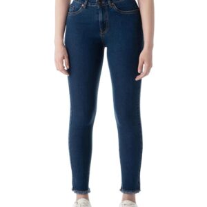 INKD Women's Slim Fit Jeans - Mid-Rise| Stretchable | Enzyme Wash | Classic 5 Pocket Styling | Jeans for Women (Available in Plus Sizes)