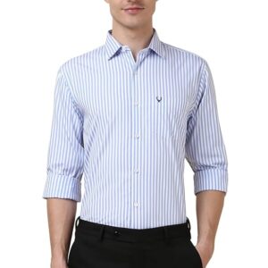 Allen Solly Men Shirt, Cotton Blend, Regular Fit