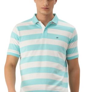 Peter England Men's Cotton Regular Fit Polo T-Shirt