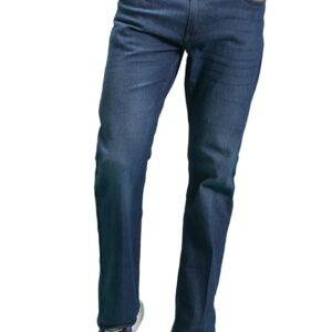 Highlander Men’s Straight Fit Jeans | Mid Rise | Stretchable | Sleek & Contemporary | Designed for Comfort & Ease of Movement| Jeans for Man
