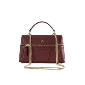 akinna Melissa Vanity - With top handle and detachable leather strap, Almond Beige