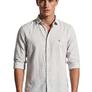 Allen Solly Men’s Casual Shirt | Regular Collar | Soft Breathable Fabric | Everyday Smart Casual Wear