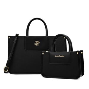 Lavie Signature Canva Combo Tote Handbag | Tote Bag For Work | Ladies Purse | Stylish Shoulder Bag | Gift For Ladies