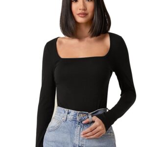 Aahwan Women's & Girl's Solid Long Sleeve Polyester Slim Fit Top