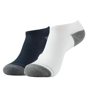 Jockey 7506 Women's Cotton Nylon Blend Solid Active Wear Low Show Socks (Pack of 2)