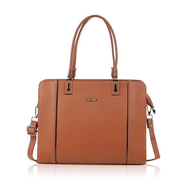 Handbag for Women | Structured Top Handle Satchel | Removable Strap | Smooth Zipper Closure | Elegant Carry Purse for Office, Work, Travel, Shopping & Daily Use