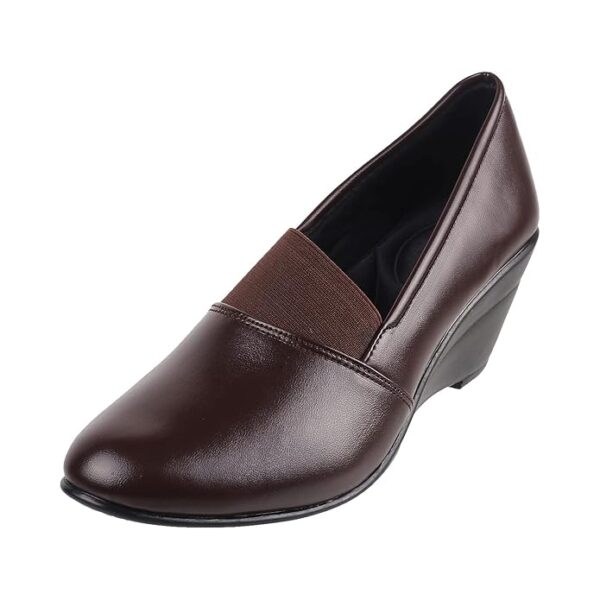Mochi Women Leather Pump Heels