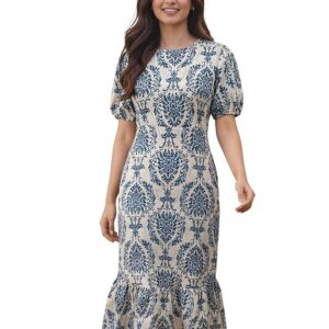 Leriya Fashion Dress for Women | Western One Piece Dress for Women Short & Long | Short Sleeve Casual Summer Dresses for Beach & Stylish Party Outifits Knee-Length
