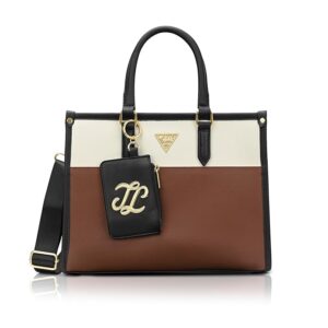 Lavie Signature Women's Ithaca Colourblock Tote Handbag for Women | Tote Bag for Work | Ladies purse | Stylish Shoulder Bag | Gift for Women