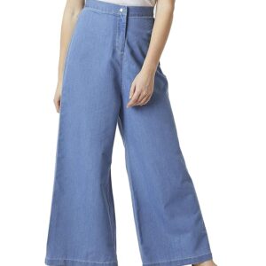 Miss Chase Women's Denim Flared Pants