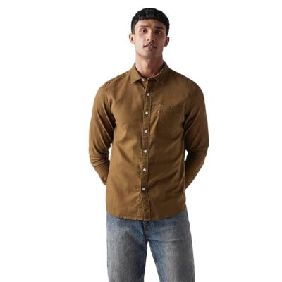 Levi's Men's Solid Slim Fit Shirt