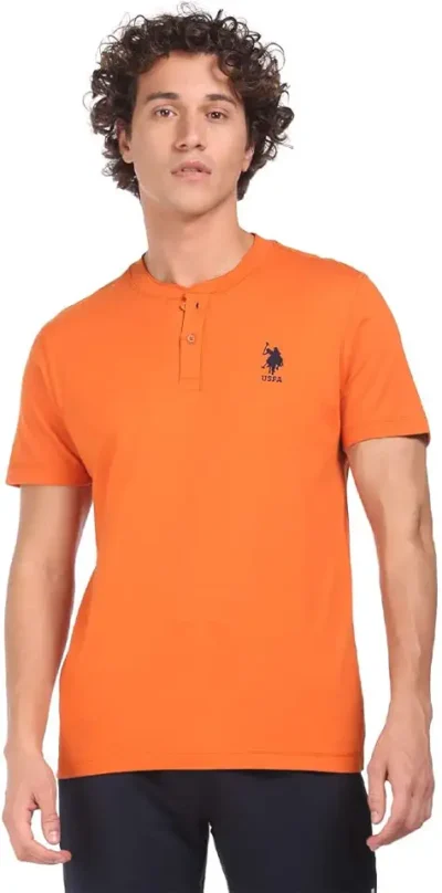 U.S. POLO ASSN. Men's Solid Regular fit T-Shirt