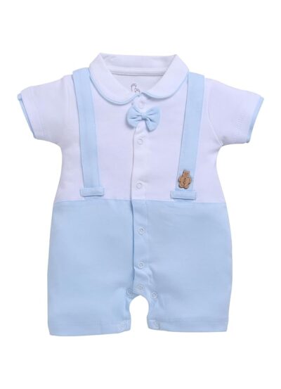 BABY GO 100% Cotton Full Sleeve Regular Fit Regular Romper For Baby Boys