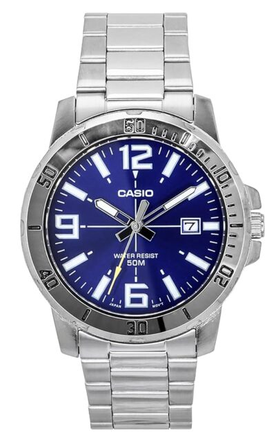 Casio Enticer Analog Blue Dial Men's Watch-MTP-VD01D-2EVUDF (A1364)