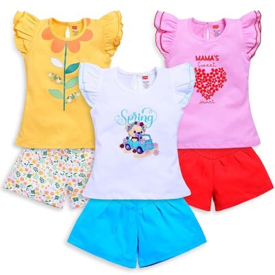 LuvLap baby-girls Baby and Toddler Top Set