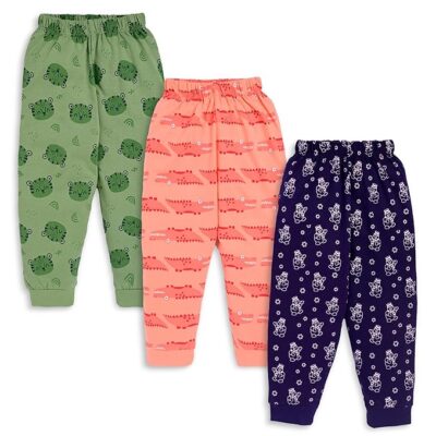 LuvLap Baby Boys 100% Cotton Pyjama Sets, Pack of 03